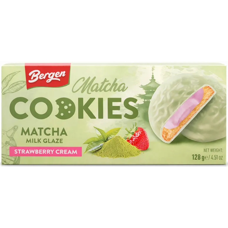 Bergen Match Cookies Strawberry Cream