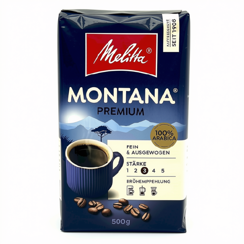 Melitta Montana Premium Filterkoffie Nieuwe Verpakking