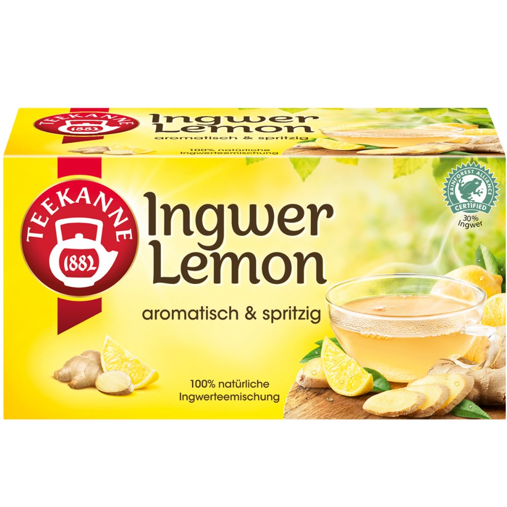 Teekanne Ingwer Lemon