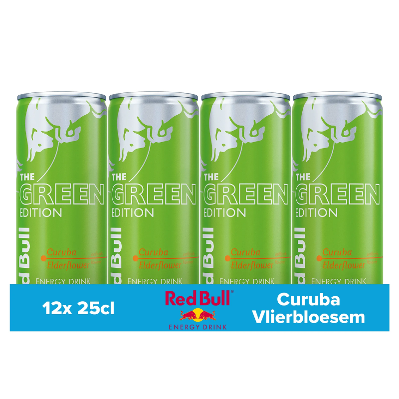 Red Bull Green Edition Suikervrij Tray 12