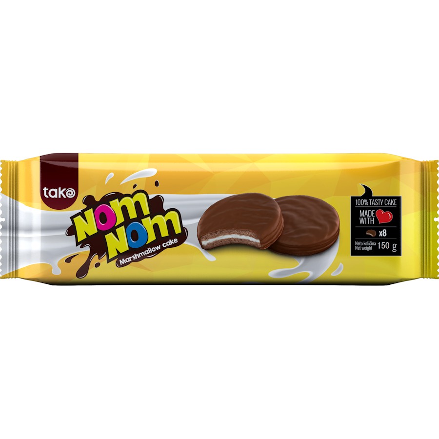 Nom Nom Marshmallow Cake