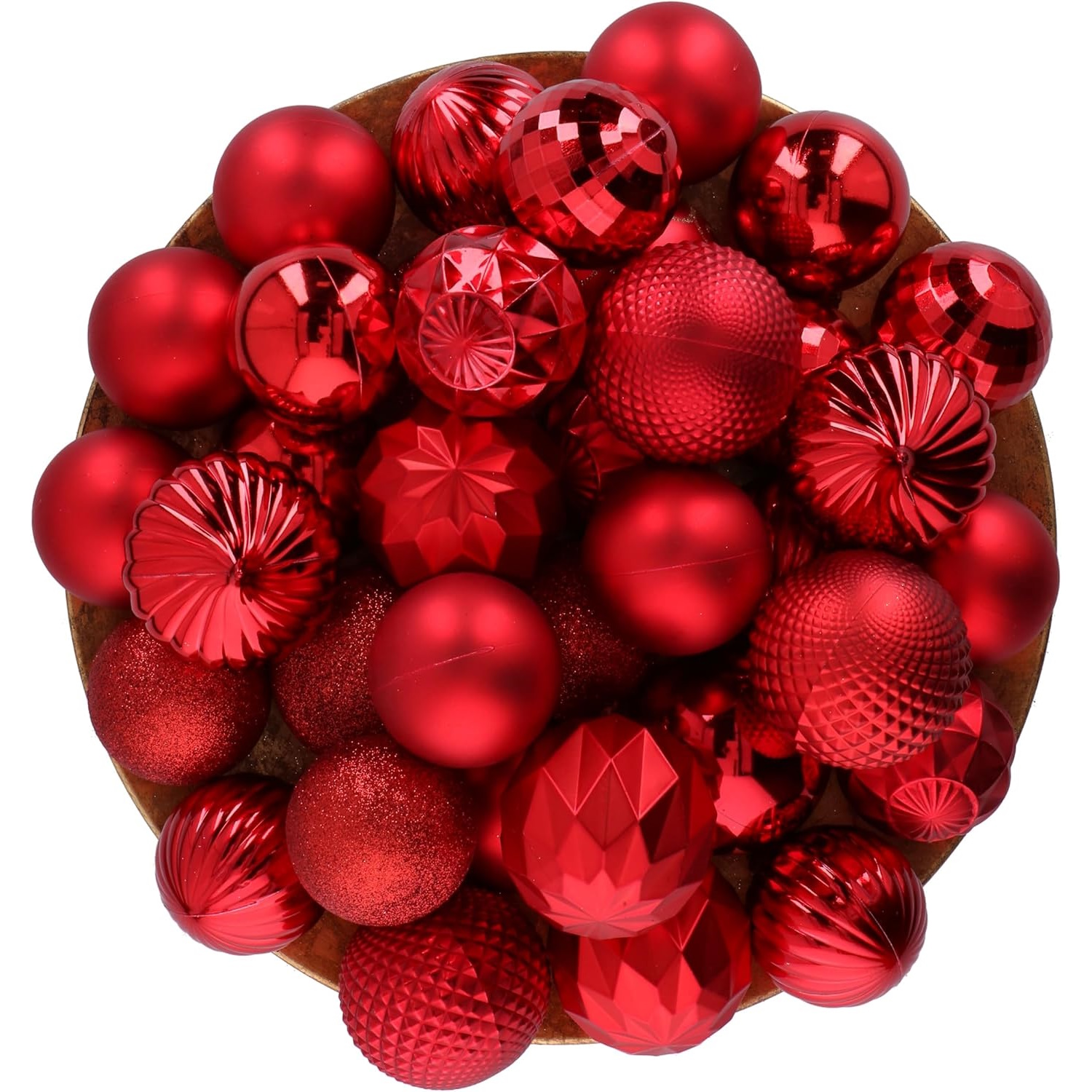 Kerstballenset Giftsome Rood 60 Stuks 1