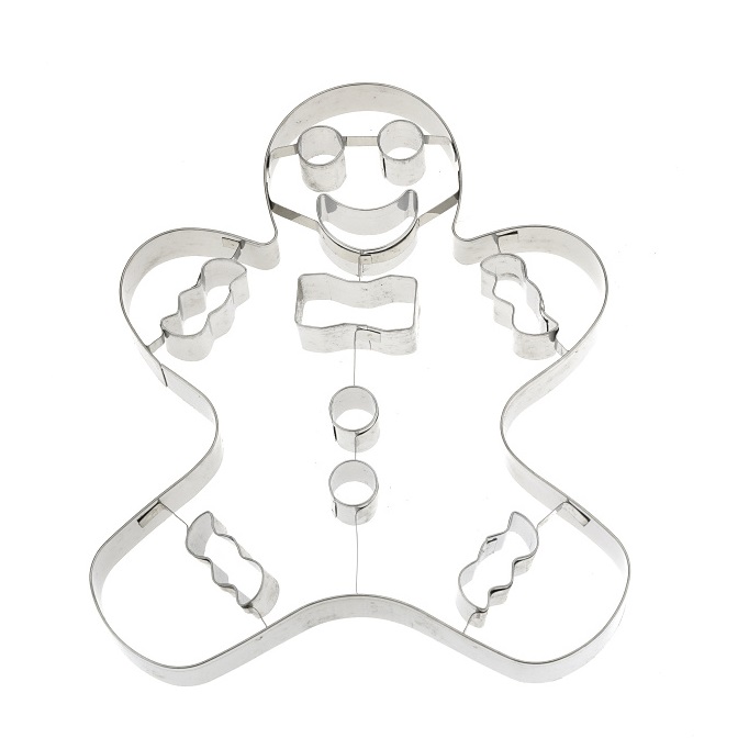 Uitsteekvormpjes Kerst Groot Gingerbread Man