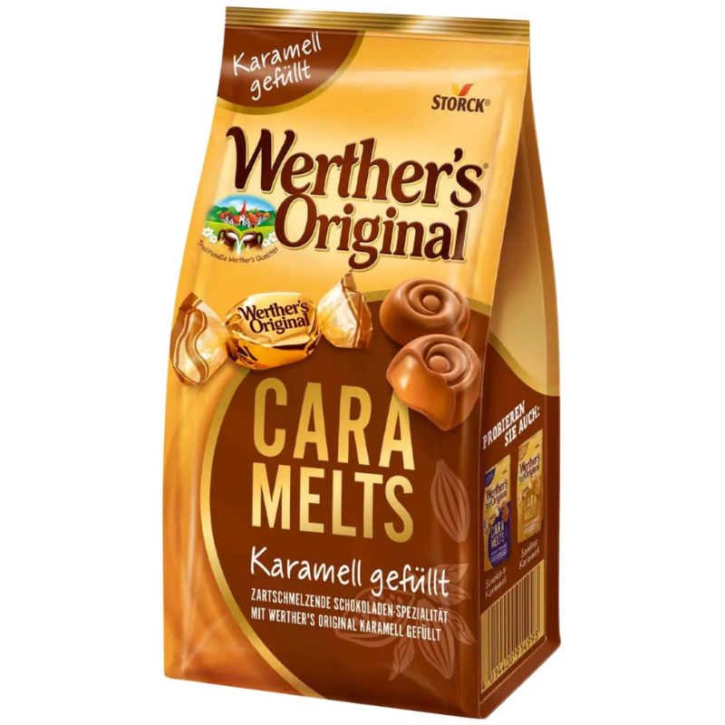 Werther's Original Caramelts Gevulde Karamel Toffees 153 Gram