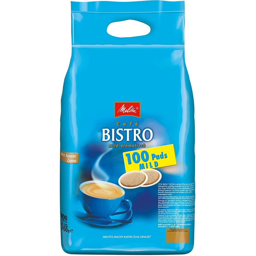 Melitta Bistro Mild 100 Koffiepads