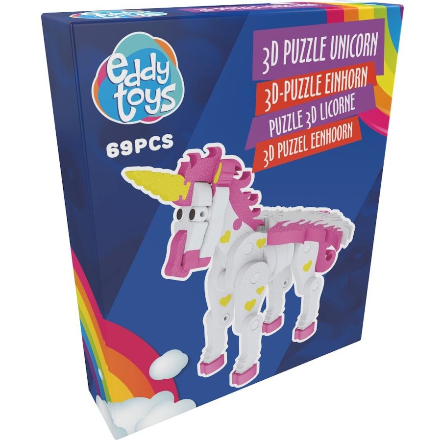 Eddy Toys 3D Puzzel Eenhoorn 2