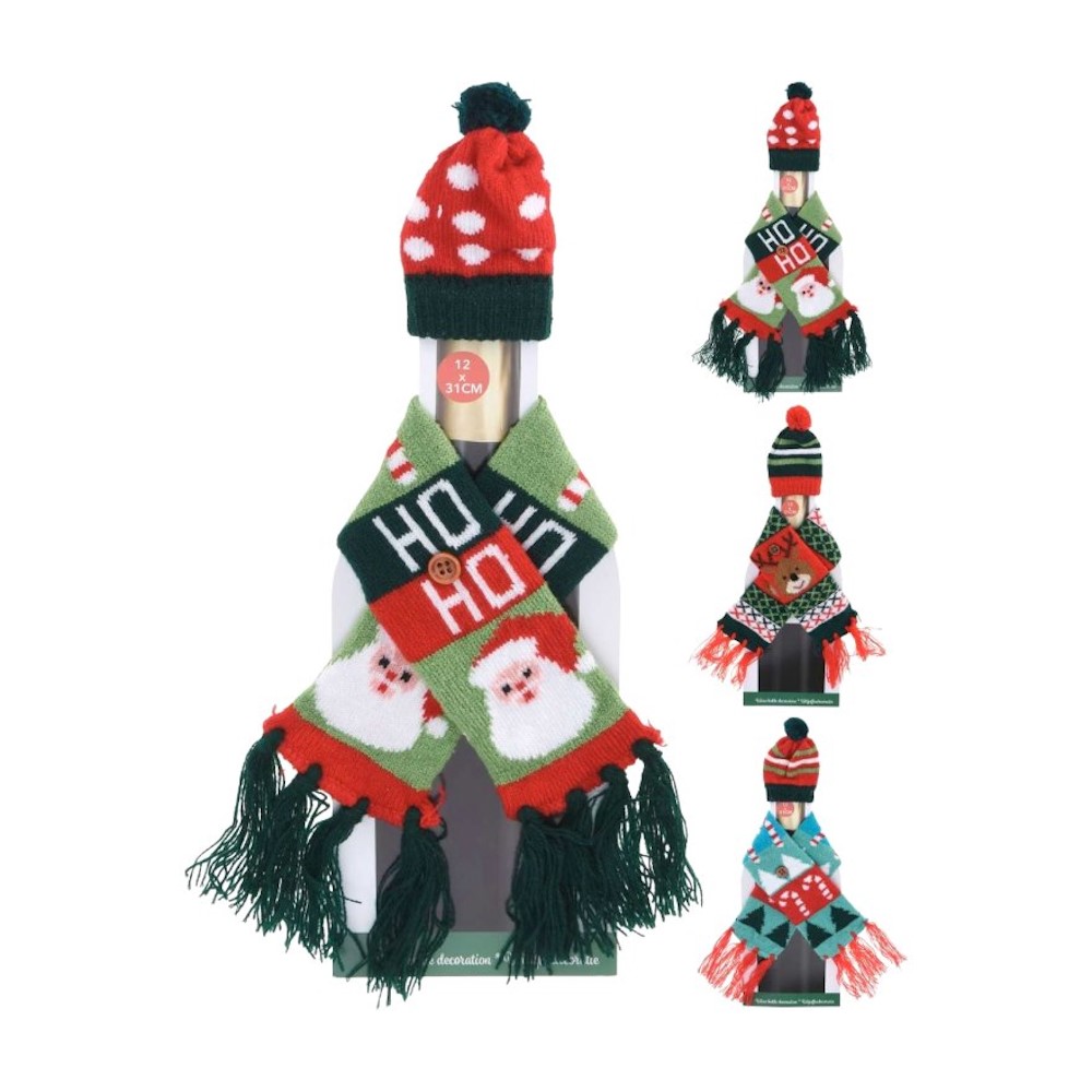 Kerst Flessendecoratie