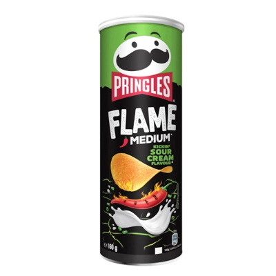 Pringles Flame Medium Kickin Sour Cream