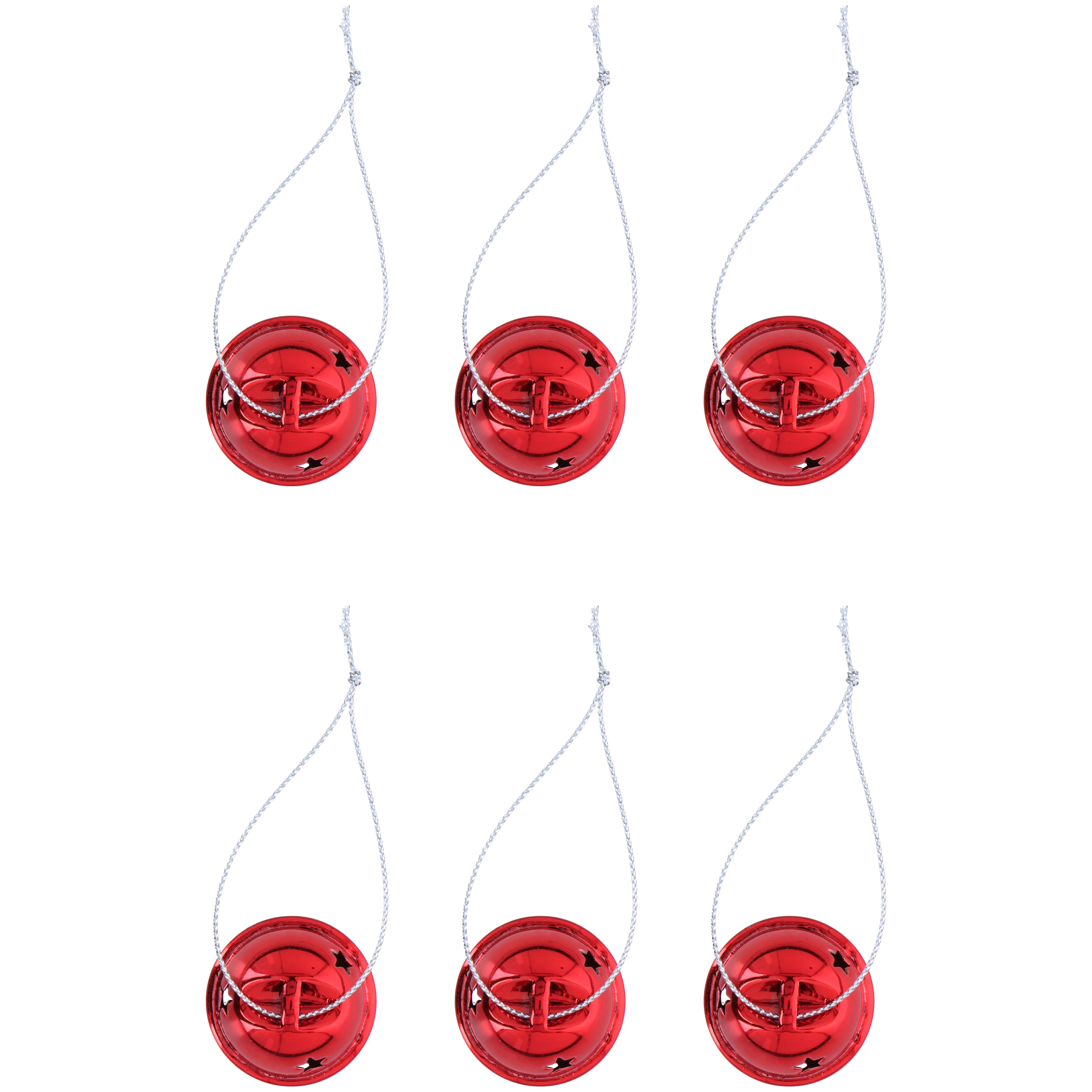 Kerst Belletjes Rood Glans