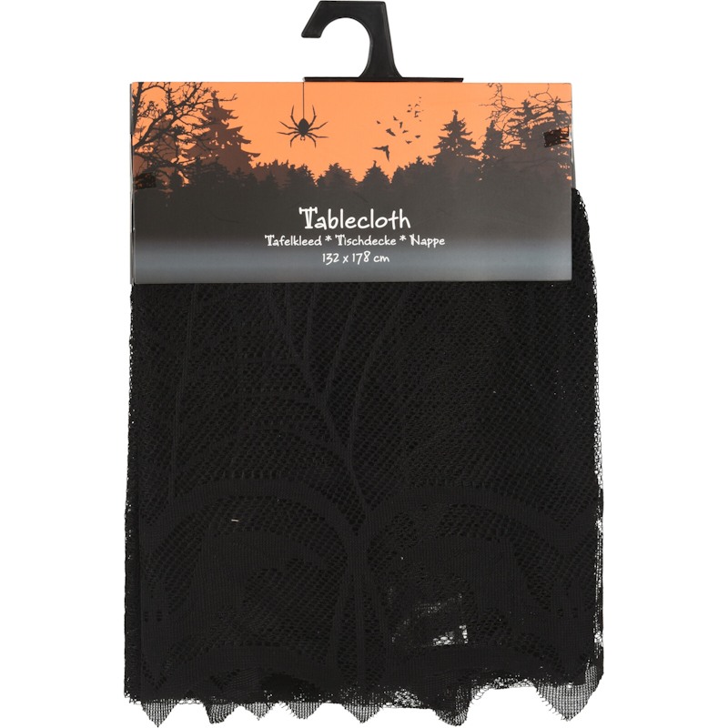 Halloween Tafelkleed Spinnenweb 1