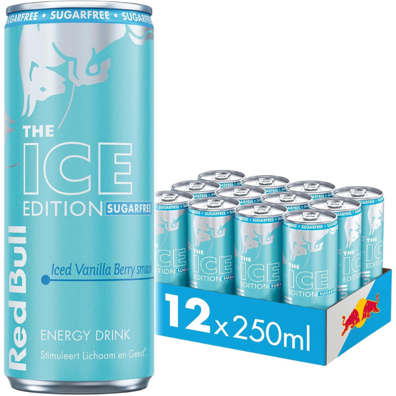 Red Bull The Ice Edition Suikervrij Tray 12