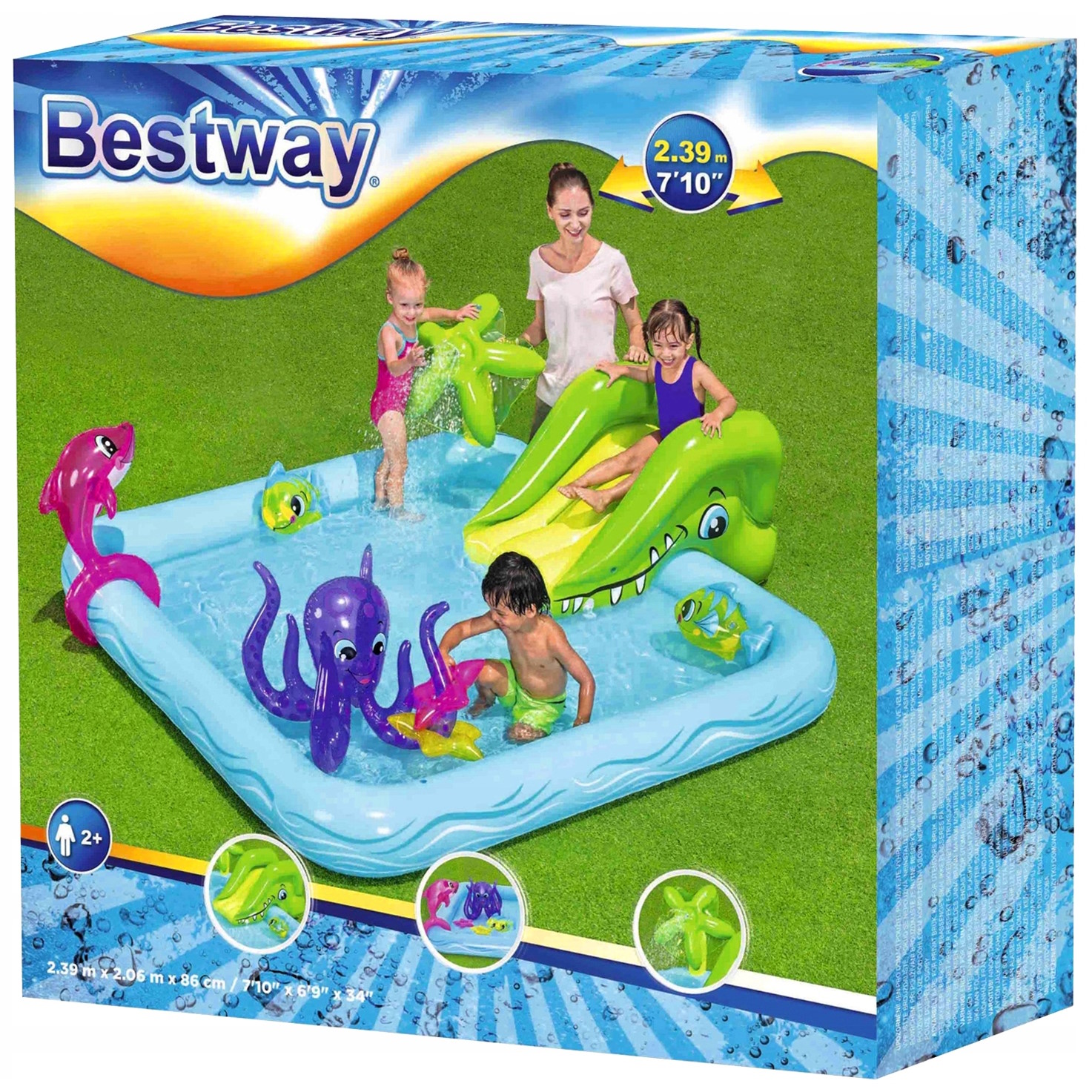 Bestway Kinderzwembad Met Glijbaan