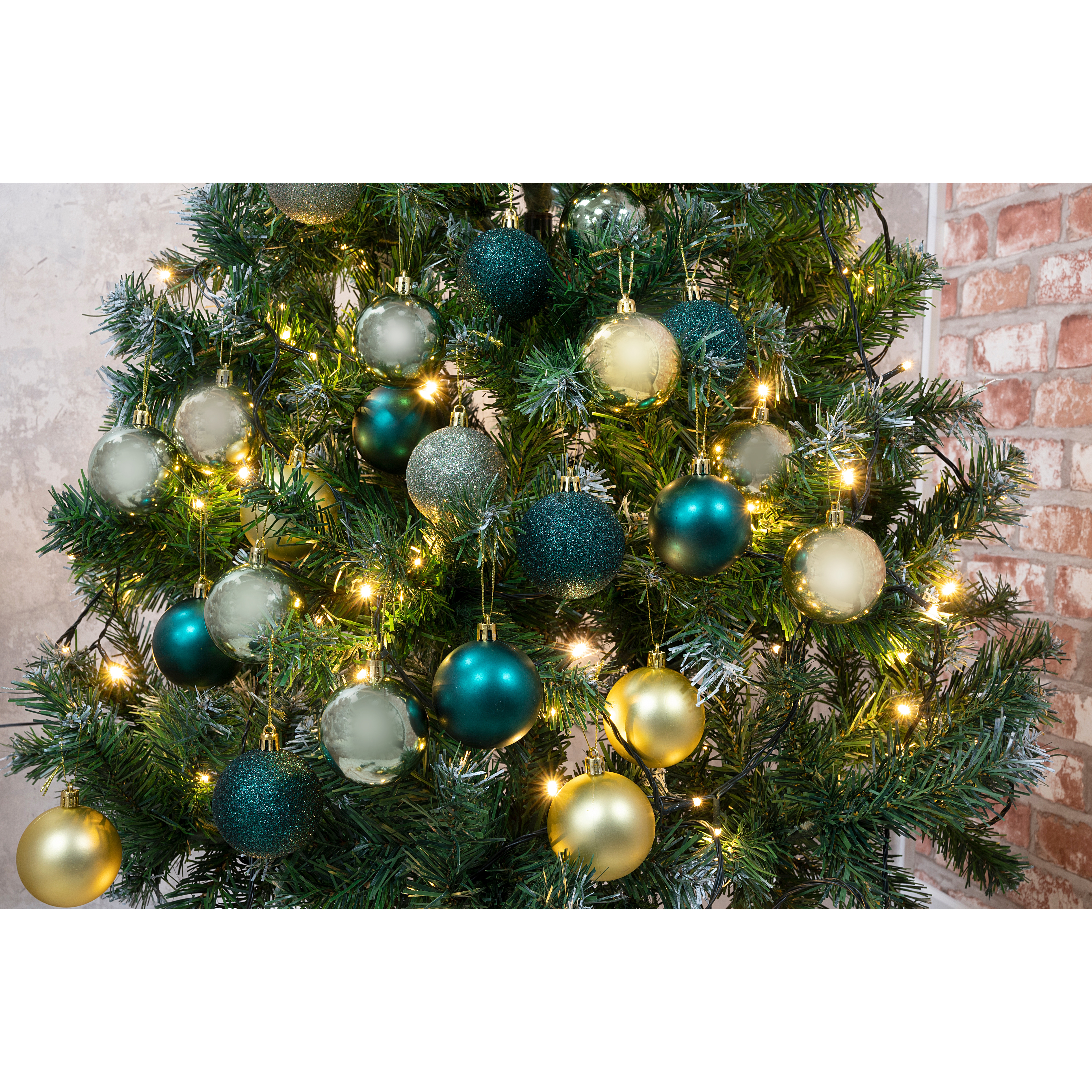 Christmas Gifts Kerstballenset 50 Delig Groen 2