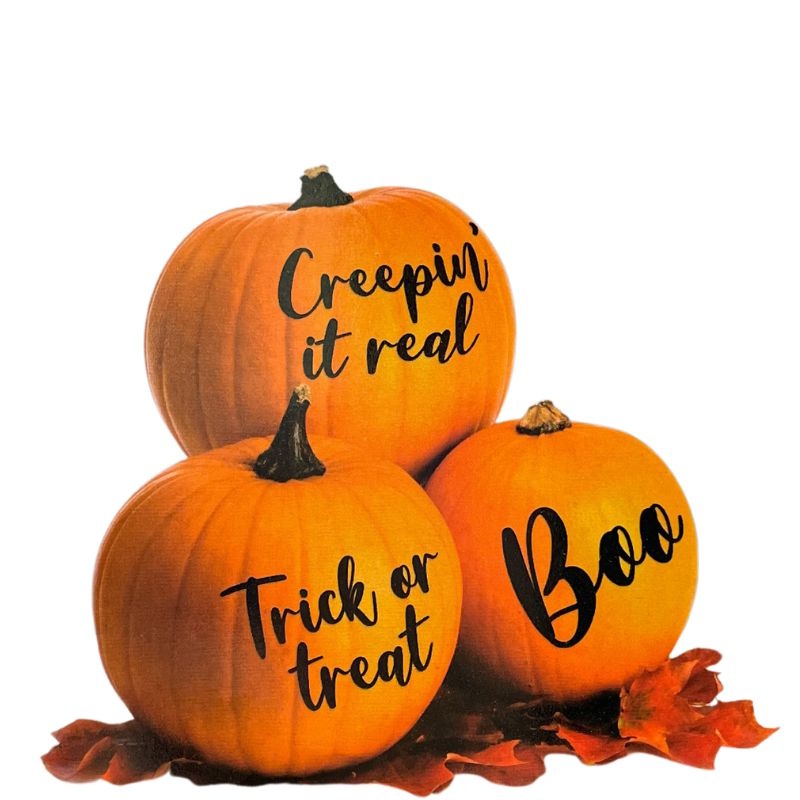 Halloween Pompoen Stickers