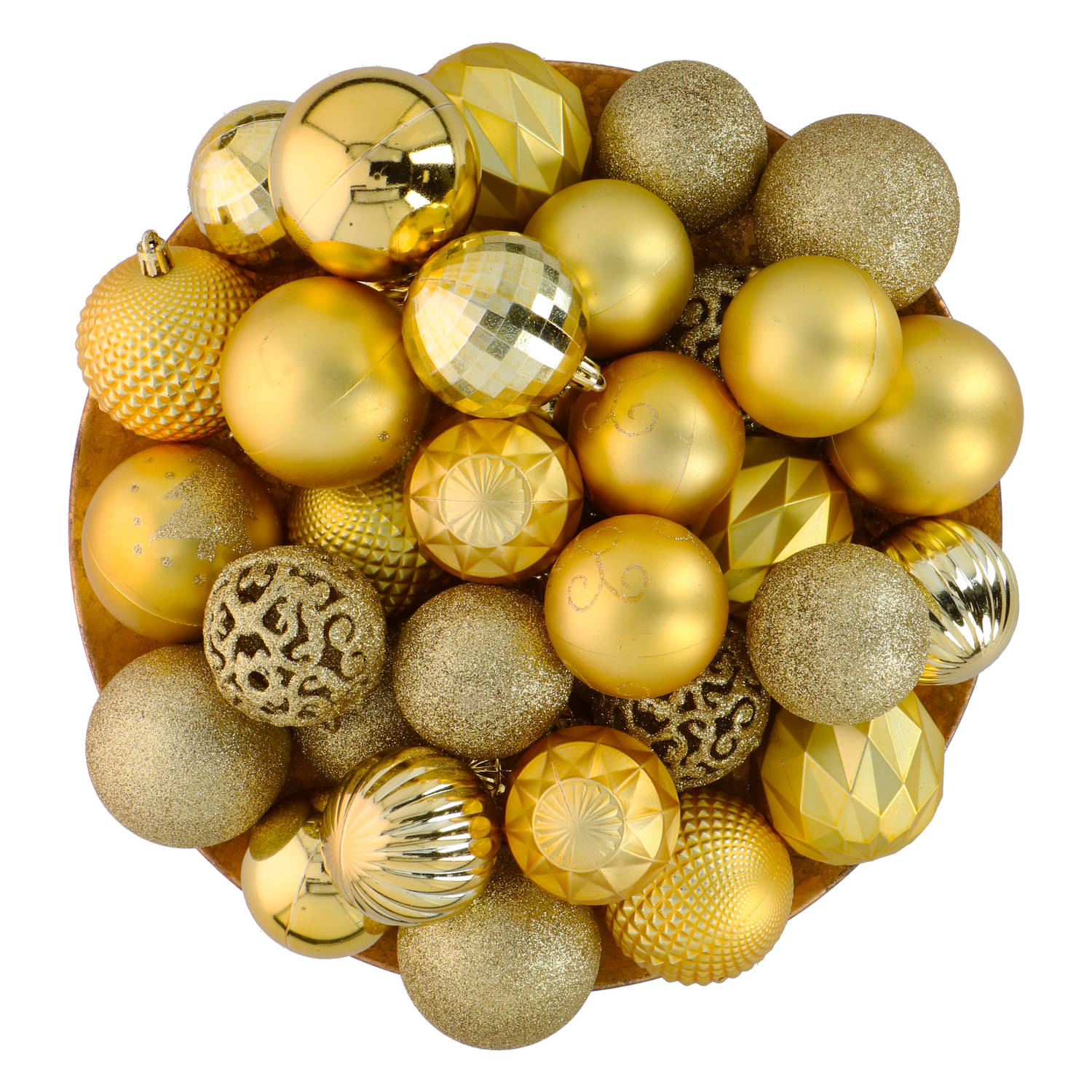 Kerstballenset Giftsome Goud 60 Stuks 1