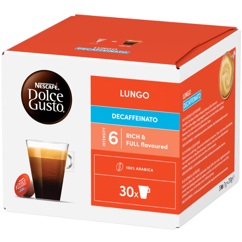 Dolce Gusto Lungo Decaffeinato 30 Cups
