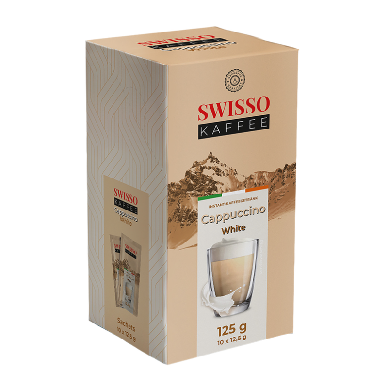 Swisso Cappuccino Whitze Doosje 10 Stuks