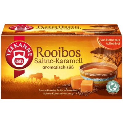 Teekanne Rooibos Sahne Karamell