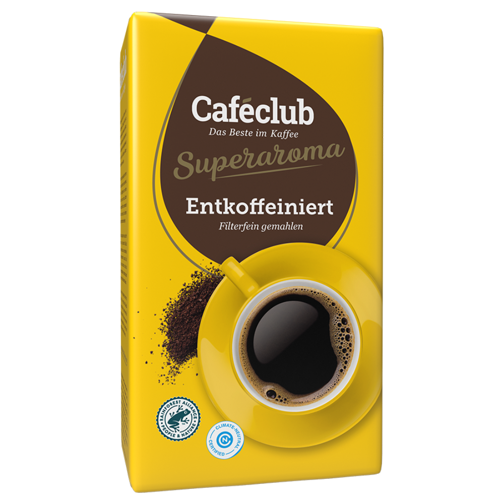 Cafeclub Caffeinevrij Filterkoffie