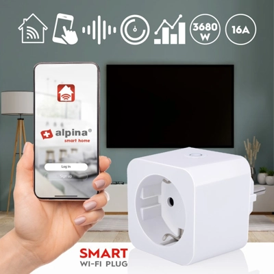 Alpina Smart Wi Fi Stekker 3680W 1