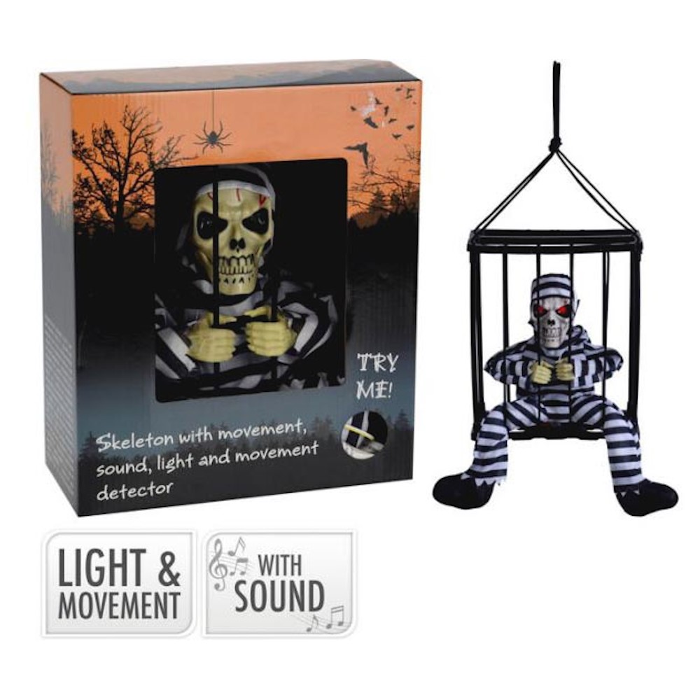 Skelet Boef Achter Tralies