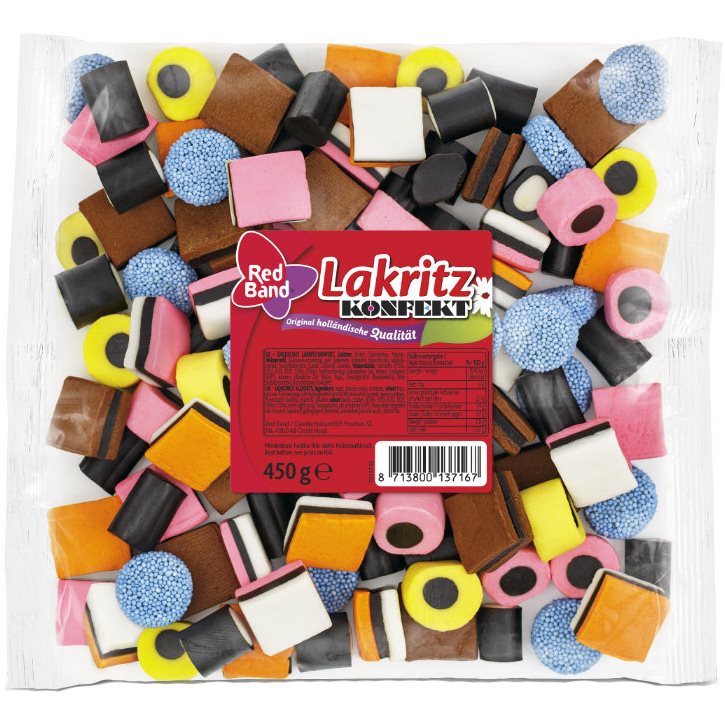 Red Band Engelse Drop 500Gr