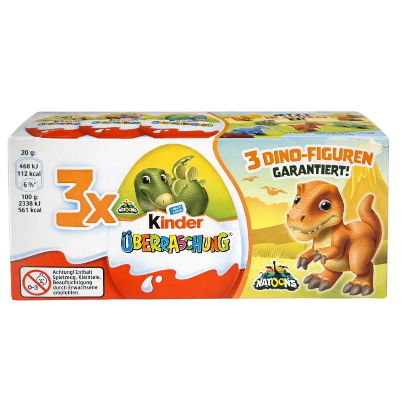 Kinder 3 Pak Verrassing Dino