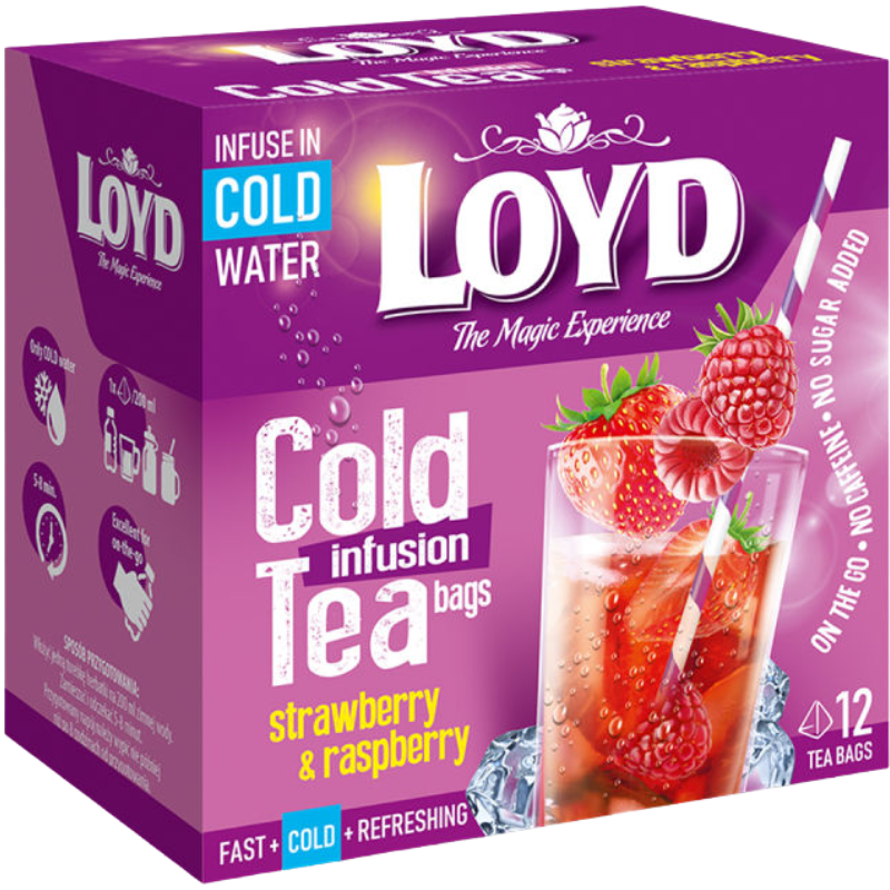 Loyd Cold Infusion Tea Aardbei Framboos
