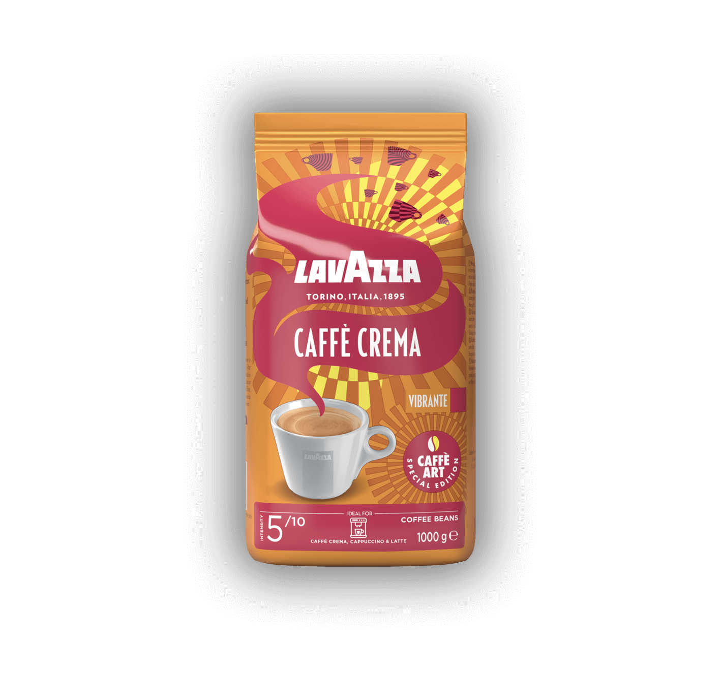 3673 D Art Edition Caffè Crema Vibrante Beans@2