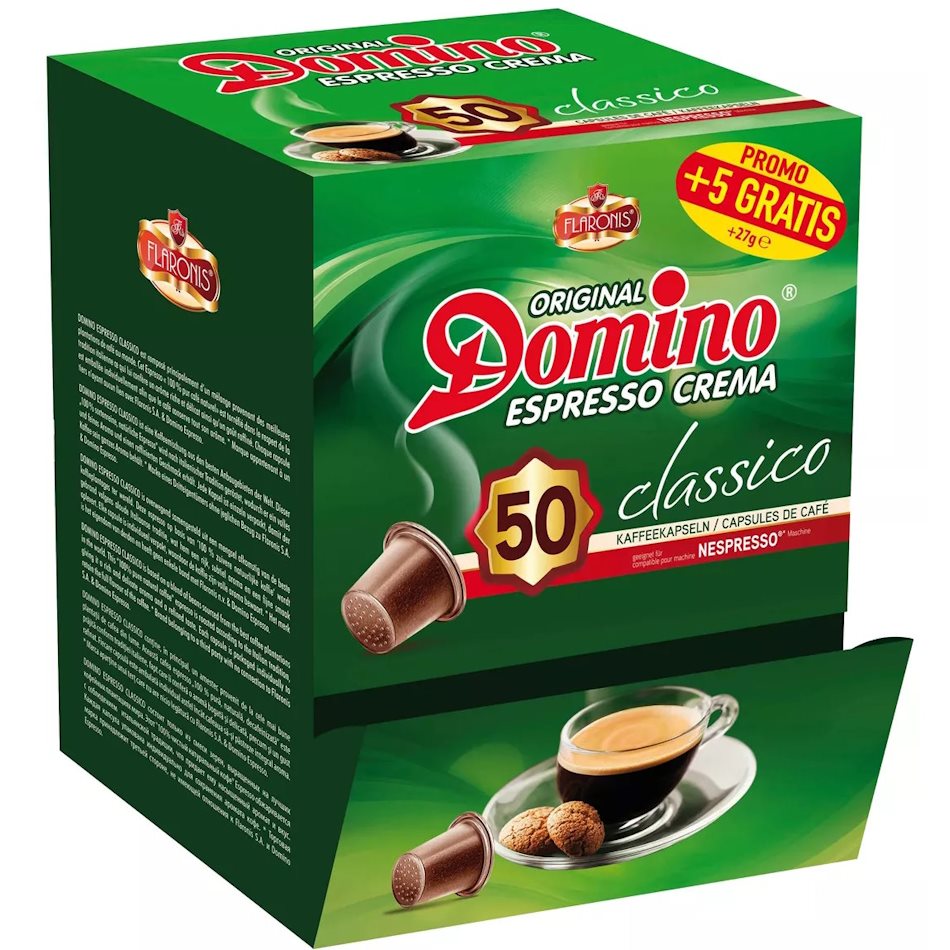 Domino Espresso Crema Classico 55 Cups