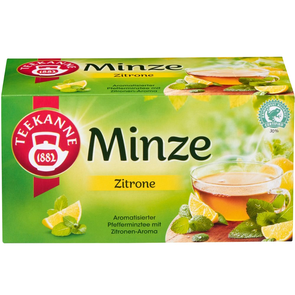 Teekanne Minze Zitrone