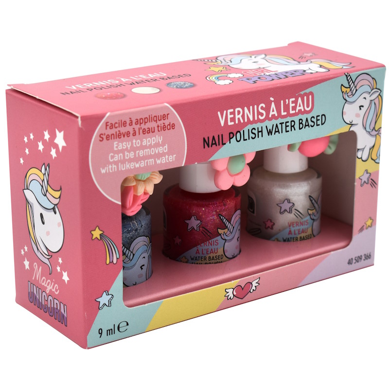 Unicorn Nagellak 3 Stuks
