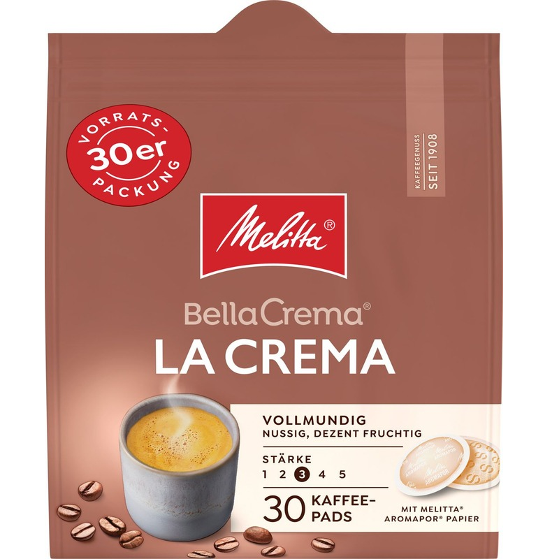 Melitta Bella Crema La Crema Koffiepads 30 Stuks