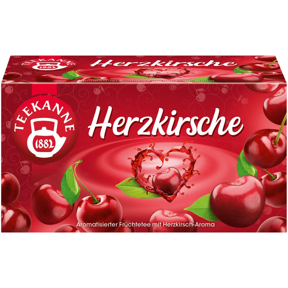 Teekanne Herzkirsche