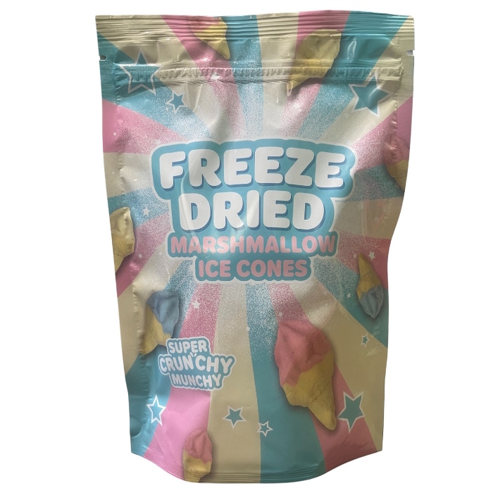 Freeze Dried Marshmallow Ice Cones