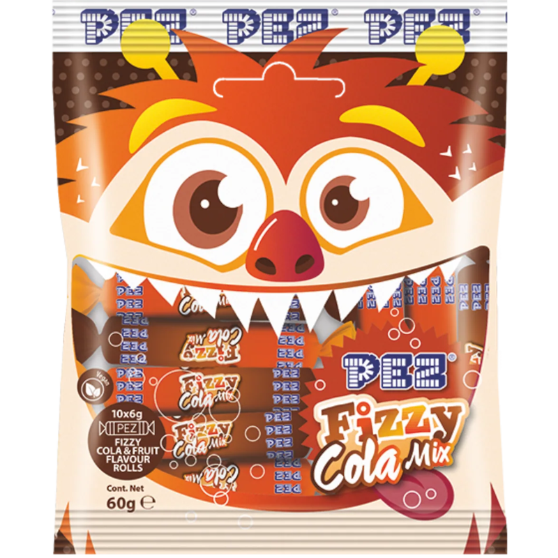 Pez Fizzy Cola Mix Rolls