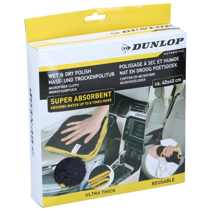 Dunlop Nat & Droog Poetsdoek