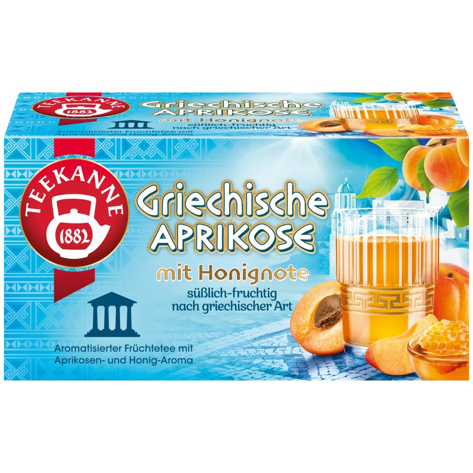 Teekanne Griechische Aprikose