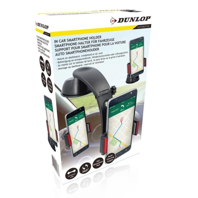 Dunlop Smartphonehouder Met Zuignap Universeel 55 86 Mm