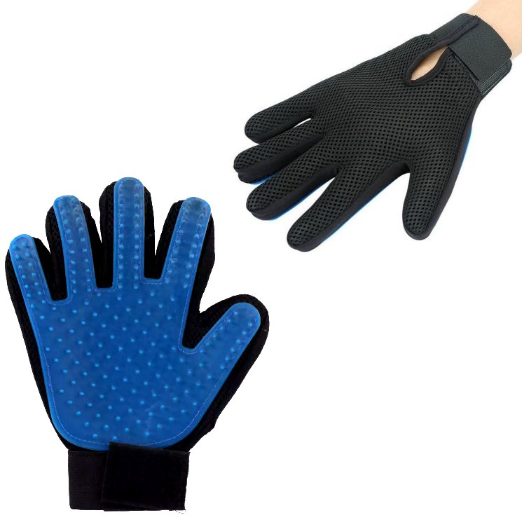 yomi pet handschuh, 2025 Pet Hair Removal Glove - Reusable &Efficient - Cat Grooming Wiederverwendbare Pet Hair Remover Handschuhe für Katzen & Hunde