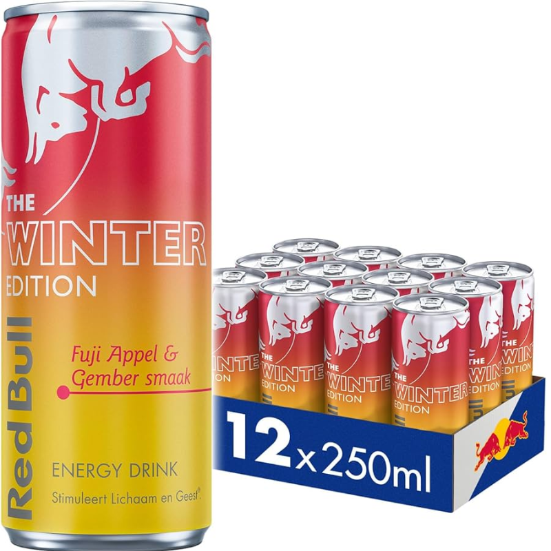 Red Bull Winter Edition Fuji Apple & Ginger Tray 12