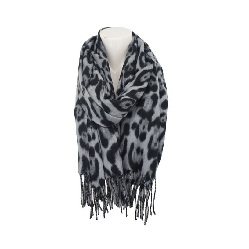Antonio Scarf Cashmera Soft Panter Grijs
