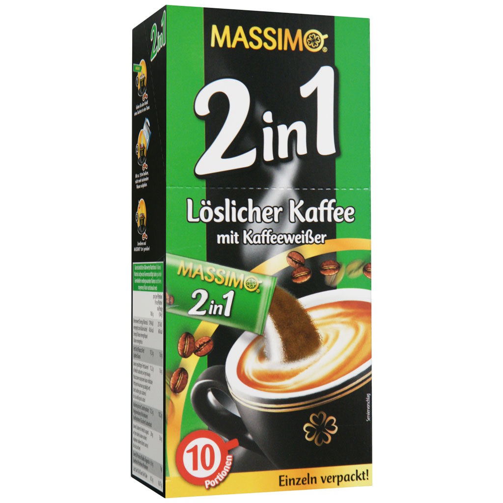 Massimo 2 In 1 Oploskoffie