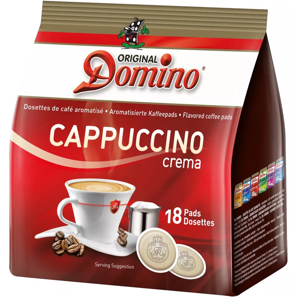Domino Cappuccino 18 Koffiepads