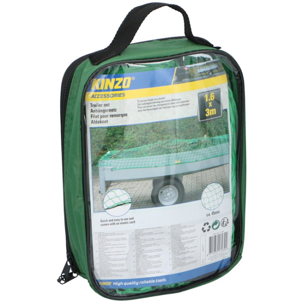 Aanhanger Afdeknet 1 6X3m