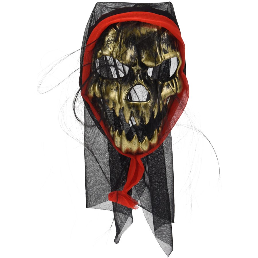 Halloween Masker Schedel Goud