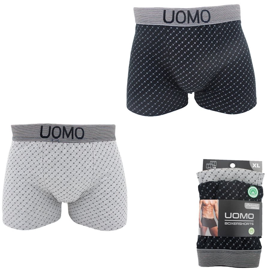 Uomo Boxershorts X 2St