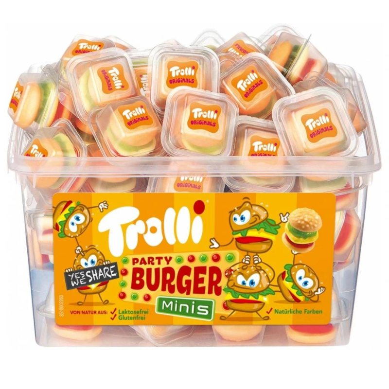 Trolli Party Burger Mini Silo