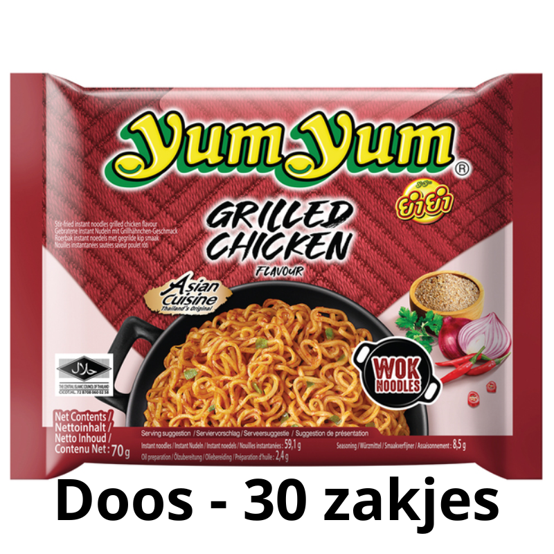 Yumyum Noedels Stir Fried Chicken Doos