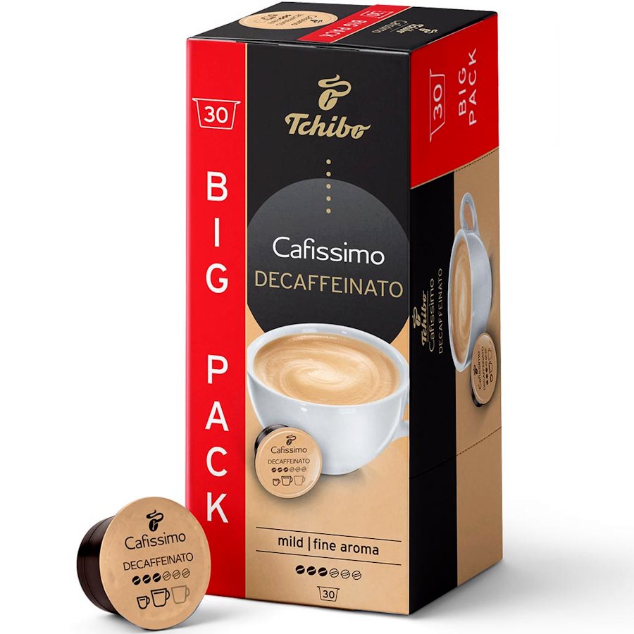 Tchibo Cafissimo Caffé Crema Cafeïnevrij 30St